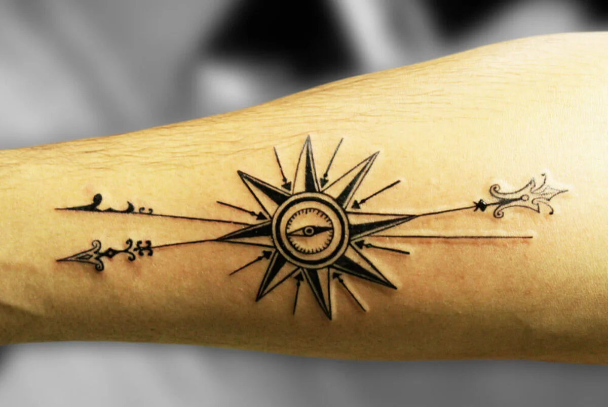 what does a bow and arrow tattoo symbolize