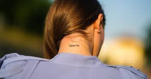 Female Neck Tattoos